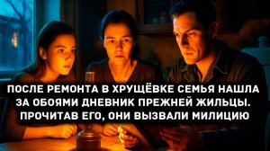 После ремонта семья нашла дневник прежних жильцов [АУДИОКНИГА/ДЕТЕКТИВ]