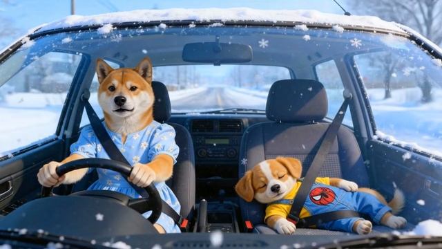 Baby Puppy Caught Fever After Playing in Snow ❄️😢 Mom’s Midnight Dash to Save Him 🏥🐶Healing Story