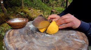 Ultimate Forest Carbonara  Handmade Pasta Over Open Fire