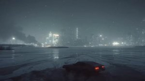 Everything Feels Lighter From Out Here — Snowy Cyberpunk Ambient Blade Runner Vibes