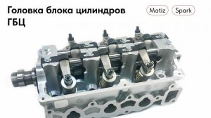 Daewoo Matiz головка блока цилиндров, обзор