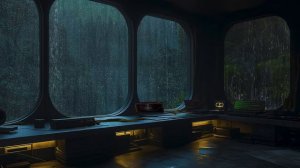 Dark Ambient Haven 🌑： Secret Facility 🌲 ｜ Post-Apocalypse 🌧️ ｜ Forest Rain 🌫️