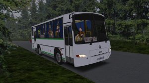 Поездка на ПАЗ-4230 Аврора по маршруту №9 по карте Луговое