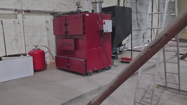 Пеллетный котел Vulkan MAX-DUO 400 запуск и настройка смотреть онлайн