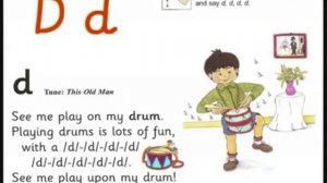 Jolly Phonics - D d