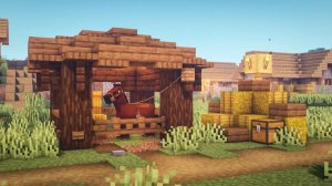 Minecraft: как построить маленькую конюшню