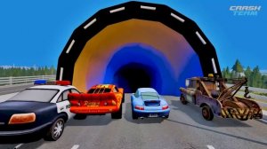 САМАЯ ОПАСНАЯ ЛОВУШКА против PIXAR CARS И МОЛНИИ МАККУИНА в BeamNG.drive WORLD