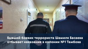 Бывший боевик террориста Шамиля Басаева отбывает наказание в колонии №1 Тамбова