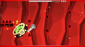 #Geometry Dash Строю уровень под музыку Бладбаф день1.