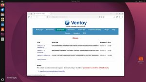 Как скачать и запустить Ventoy в Ubuntu и создать загрузочную флешку
