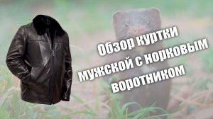 Обзор мужской куртки с норковым воротником