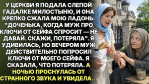Слепая гадалка прошептала: «Мужу ключи от сейфа не давай, если попросит!» К вечеру я всё поняла!
