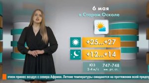 Погода в Старом Осколе на 6 мая