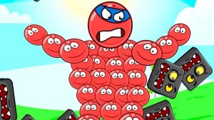 НОВЫЙ КРАСНЫЙ ШАР, КРАСНЫШ СПАСАЕТ ДЕРЕВНЮ КРАСНЫХ ШАРИКОВ
