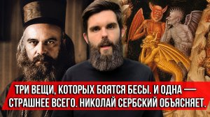 ❗️Три вещи, которых боятся бесы. И одна — страшнее всего. Николай Сербский объясняет.