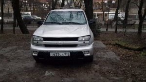 Панорамный обзор Шевроле Трейл Блейзер, полный окрас кузова. Машина огонь Американец