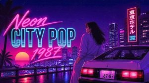 Neon City Pop 1987 – Synthwave Night Groove & Neon Skyline