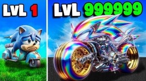 Прокачка мотоцикла Sonic с 1-го уровня до 1 000 000 в GTA 5  РЕАЛЬНО КРУТО БЛИН