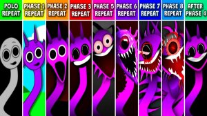 INCREDIBOX SPRUNKI: POLO 🤵, ФАЗЫ 1-3,5-8 🔁 ПОВТОРЯЮТ ФАЗУ 4! ♾️🌀