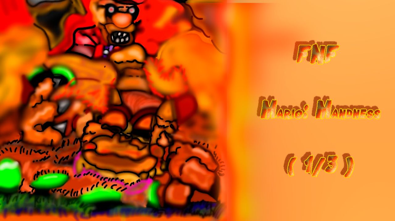 Жаренные и радиоактивные грибы В Mario Madness l FNF l  1 (Из 3)