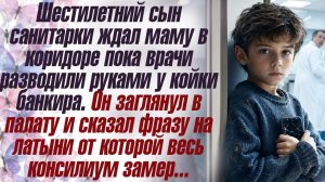 История из жизни. Шестилетний сын санитарки ждал маму в коридоре пока врачи разводили руками...