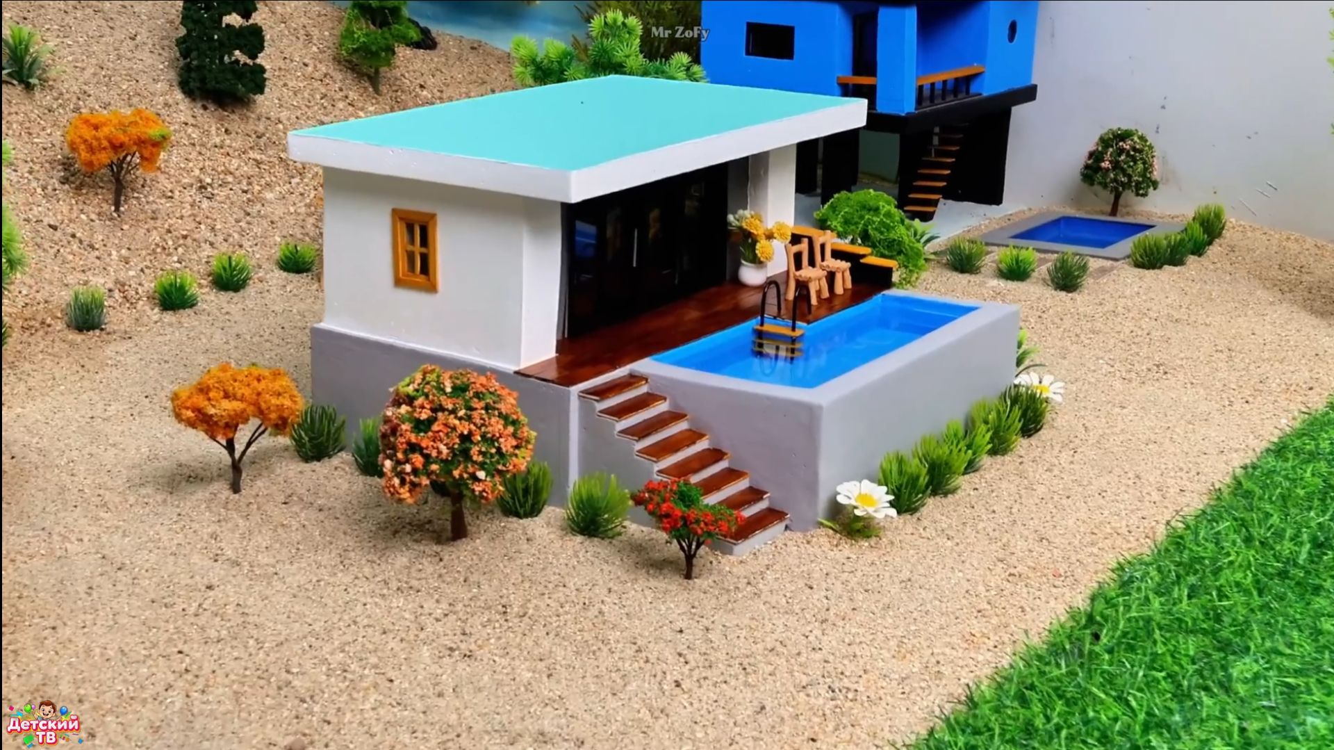 Самый красивый мини дом 😱 С бассейн! Результат шок 🏡