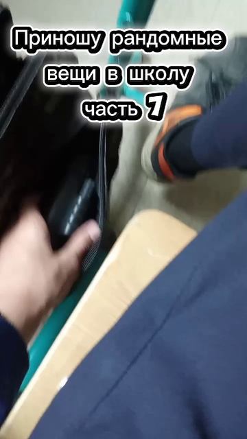 Приношу рандомные вещи в школу часть 7