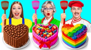 Кулинарный Челлендж# Я против Бабушки # Веселые Идеи с Едой от TeenDO Challenge