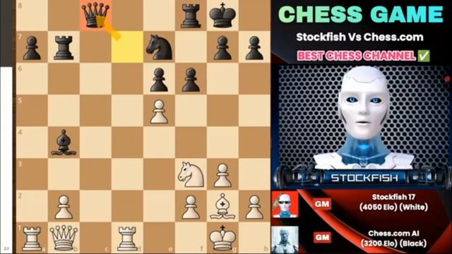«Stockfishразыгралсекретныйгамбитипожертвовалферзяпротив Chess.com _ Stockfish против Chess.com»