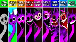 INCREDIBOX SPRUNKI: POLO 🤵, ФАЗЫ 1-3,5-8 🔁 ПОВТОРЯЮТ ФАЗУ 4! ♾️🌀