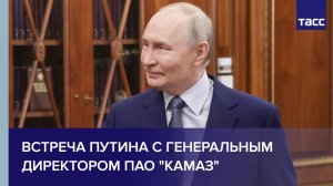 Встреча Путина с генеральным директором ПАО «Камаз»