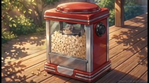 【GuguGaga Penguin】Raining Popcorn Like Snow ❄️ Cozy Courtyard Snack Time & Crunchy ASMR