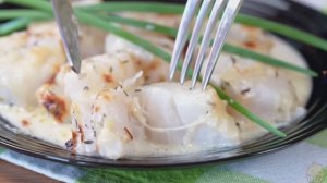 Морские гребешки в сливочном соусе с лимоном и тимьяном 🐚🍋