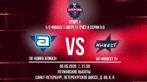 ХК «ЦМКБ Алмаз» - ХК «Инвест 2» | 05.05.2026