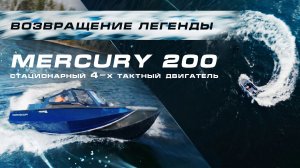Катер Росомаха R6000 S cо стационарным 4-х тактным Mercury 200