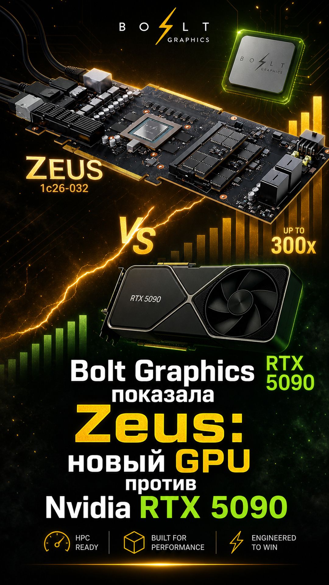 Почему первый чип Zeus от Bolt Graphics интересен даже несмотря на очень смелые обещания
