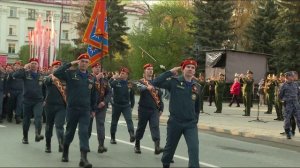 Первая репетиция главного события Дня Победы состоялась в Тюмени