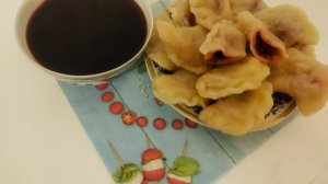 Аппетитные вареники с малиной