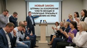 В Госдуму внесли законопроект устанавливающий штрафы за оскорбление чувств женщин!