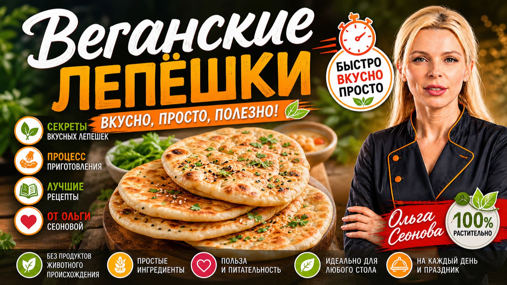 Веганские лепёшки