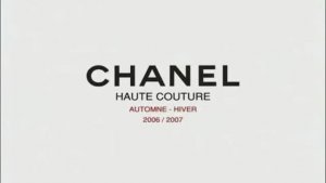 Показ женской коллекции Chanel осень-зима 2006-2007