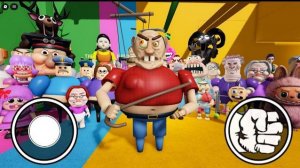 ЗЛОЙ ДЕДУШКА ПРОТИВ ВСЕХ БОССОВ В ТЯЖЁЛОМ РЕЖИМЕ - Полная игра Roblox