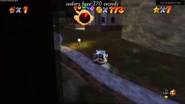 Super Mario 64 Coop Deluxe Gameplay Calidingo - Hide & Seek [Creepy Canyon]