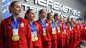 Российские синхронистки вернулись с тремя золотыми медалями из Китая