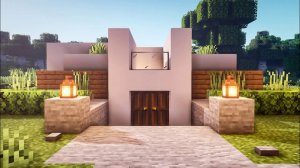Minecraft: как построить современный стартовый дом