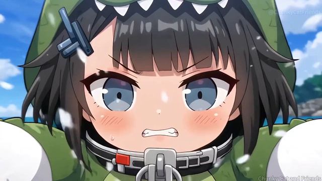 【GuguGaga Penguin】Cutest Monster Wrestling Destroyed by RC Helicopter Water Bomb! 😂💥