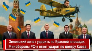 Зеленский хочет ударить по Красной площади. Минобороны РФ в ответ ударит по центру Киева