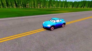 ЗОМБИ Трансформация ямы в Beast Eater, Молнии МакКуине и Big & Small Pixar Cars!