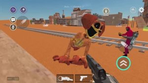 Смотрим Некстботов на карте Поезд в Nextbot in playground