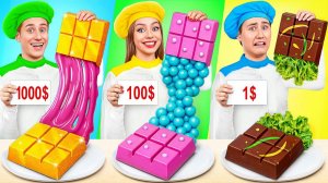 1$ vs 100$ vs 1000$ Кулинарный Челлендж от TeenDO Challenge